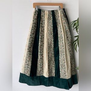 Vintage Chelsea Davis Patchwork Maxi Skirt
